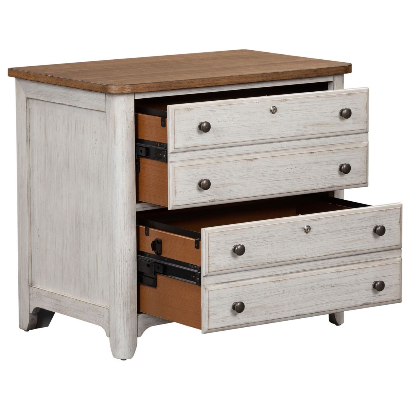 Farmhouse lateral file sales cabinet